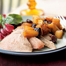 Roasted Duck with Roasted Fruit Compote