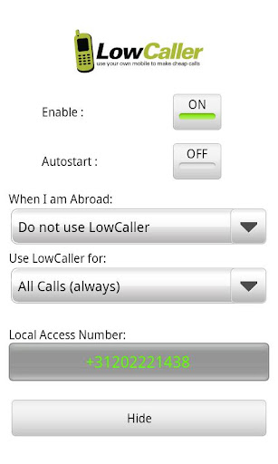 LowCaller國際電話