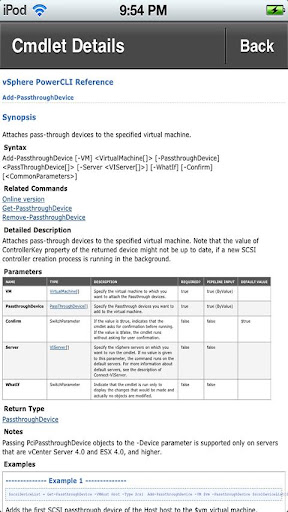 vPowerCLI5 Reference