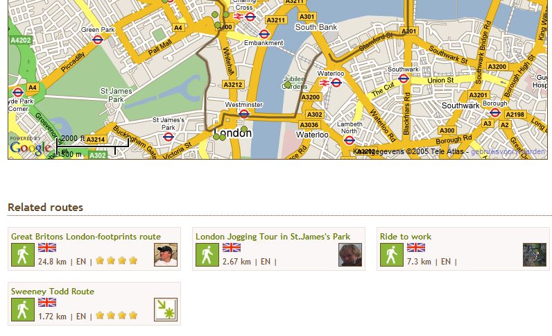 Related routes