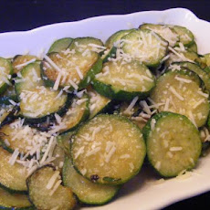Stir Fry Parmesan Zucchini