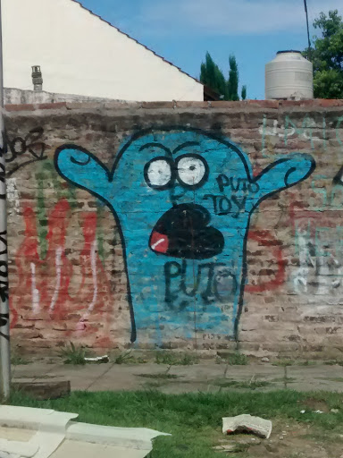 Mural Monstruo Azul