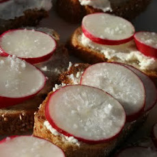 Radish Crostini