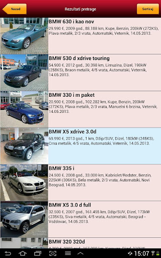 polovniautomobili for android screenshot
