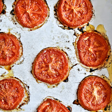 Roasted Tomato Caprese Grilled Cheese with Balsamic Glaze