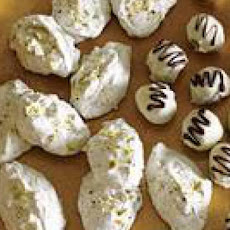 Mini Pistachio Meringues