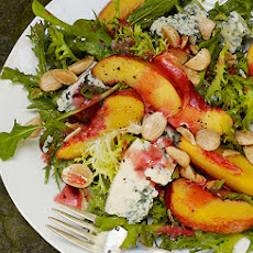 Nectarine and Blue Cheese Salad with Plum Vinaigrette