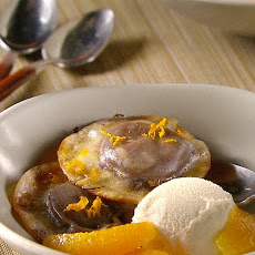 Chocolate-Hazelnut Orange Wontons