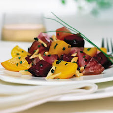 Beet Salad with Almonds and Chives