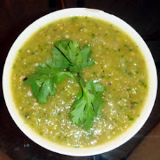 Roasted Tomatillo and Garlic Salsa