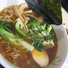 Ramen With Apples and Bok Choy