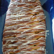 Glazed Apple Lattice Coffee Cake