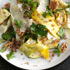 Summer Squash and Red Quinoa Salad with Walnuts