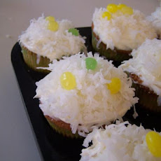 Coconut Cupcakes With Cream Cheese Frosting