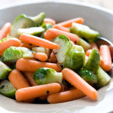 Carrots and Brussels Sprouts