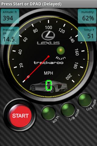 Lexus Speedo Dynomaster Layout