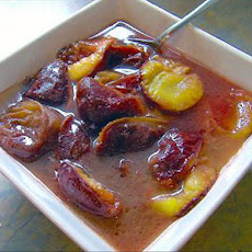 Vanilla Poached Plums