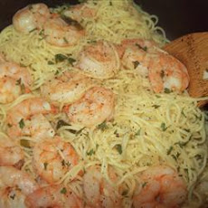 Lemony Garlic Shrimp with Pasta