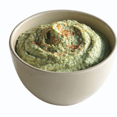Parsley Hummus for Cauliflower Crudites