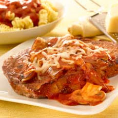 Steak Pizzaiola With Mozzarella