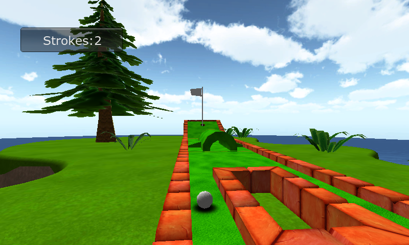 Android application Cartoon Mini Golf - Fun Golf Games 3D screenshort