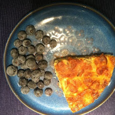 Crustless Mushroom Cheese Quiche