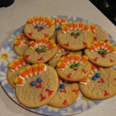 Easy Thanksgiving Turkey Cookies