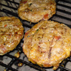 Cheesy Mexican Turkey Burgers