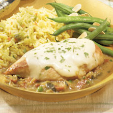Sauteed Chicken With Brie & Vegetable Sauce