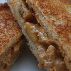 Peanut Butter and Banana Bread Finger Sandwiches