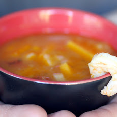 Butternut Squash Shrimp Soup