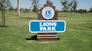 Lions Park Sign