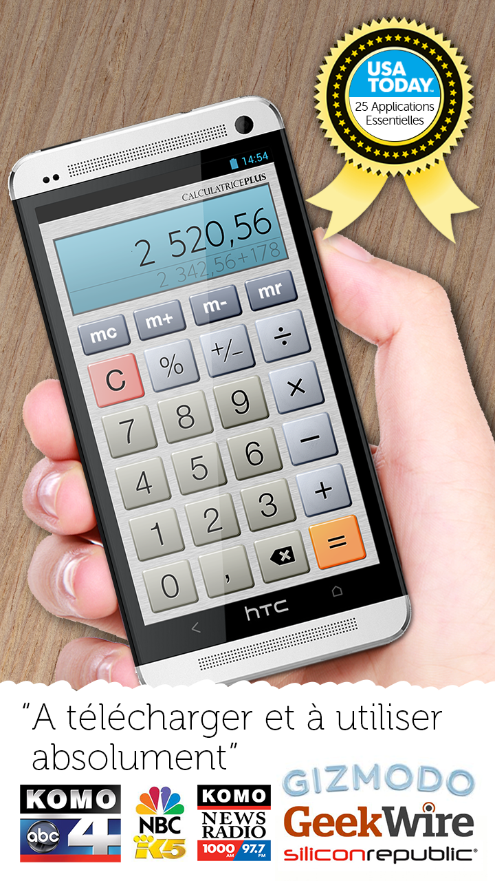 Android application Calculator Plus screenshort