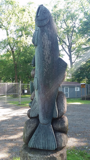 Stony Creek Anglers Trout Nursery Statue