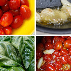 Broiled Fish with Summer Grape Tomato Sauce