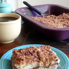 Strawberry Rhubarb Coffee Cake