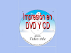 Impresion O Estampado De Cddvdmini Cd