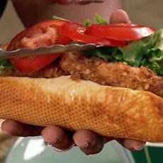 Pecan Crusted Catfish Finger Sandwich