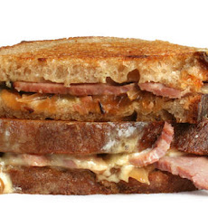 Black Forest Ham and Caramelized Onion Grilled Cheese Recipe