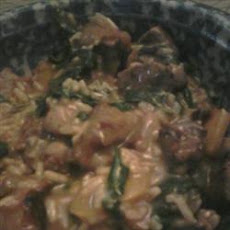 Steak and Mushroom Florentine