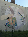 Fantazyjny mural na Kupa