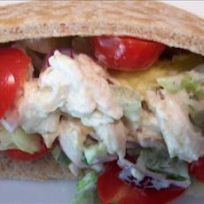 Chicken and Salad Pitas
