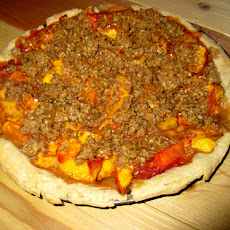 Peach Streusel Pie