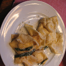 Ricotta Ravioli with Brown Sage Butter