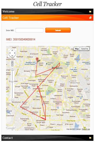 cell-tracker for android screenshot