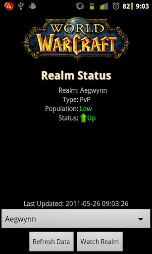 WoW Realm Status - Donation