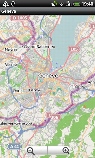Geneva Street Map
