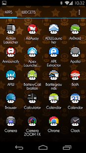 How to install Retro Shroom Apex/Nova Icons 1.0.1 unlimited apk for android