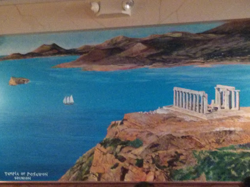 Temple of Poseidon Wall Mural
