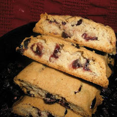 Cranberry Eggnog Biscotti
